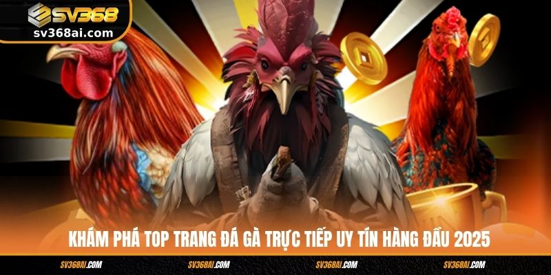 Khám Phá Top Trang Đá Gà Trực Tiếp Uy Tín Hàng Đầu 2025
